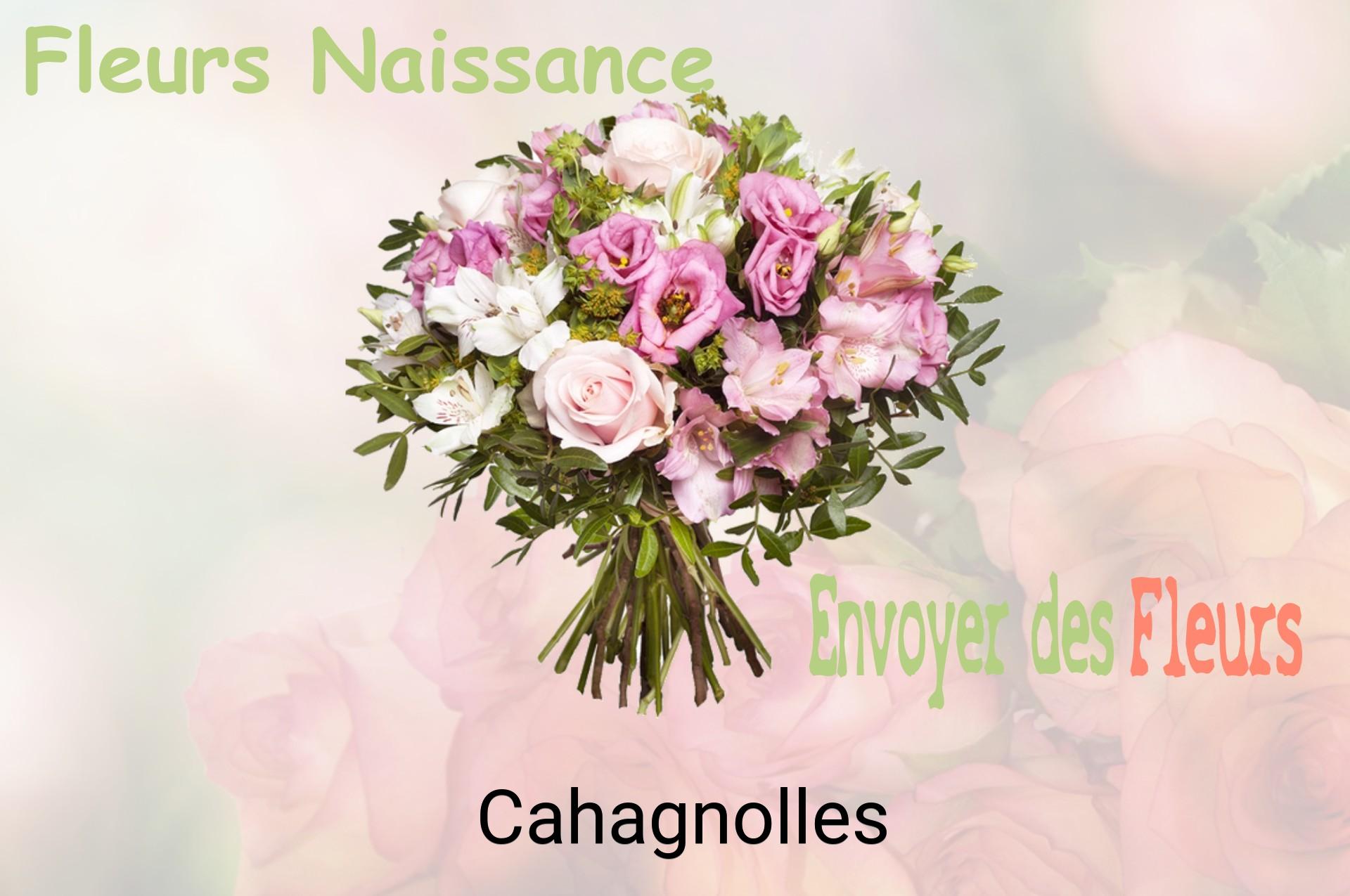 Bouquet de fleurs de naissance livré à Cahagnolles